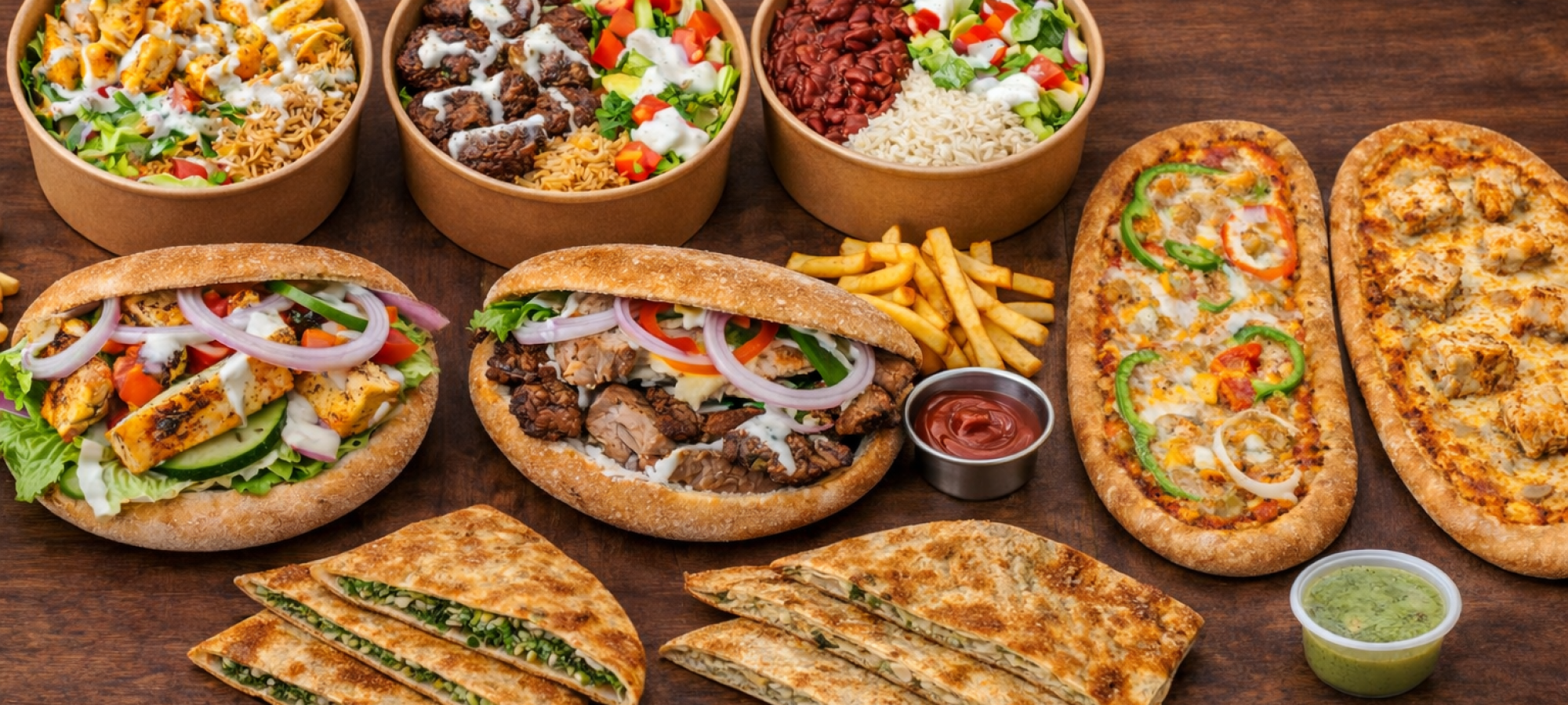 Horizontal Table Collage